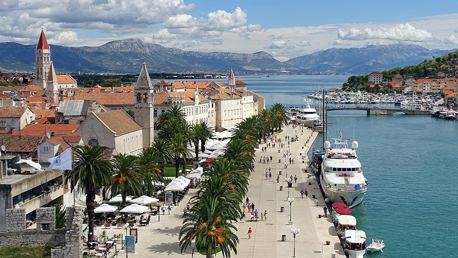 The seafront in Trogir