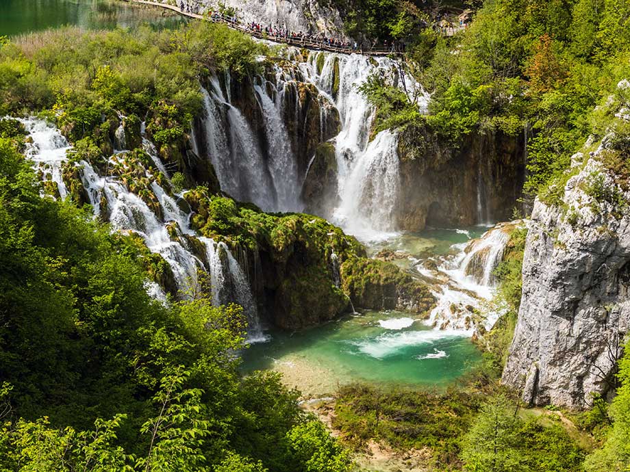 Sastavci-Wasserfälle in Plitvička Jezera