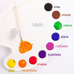 Grundwortschatz Kroatisch: Farben
