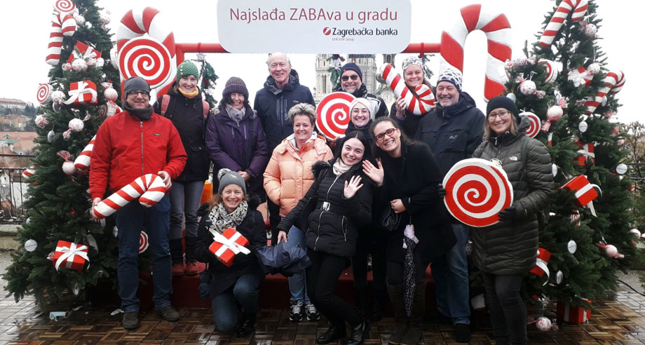 Unsere Zagreber Adventssprachreisegruppe in 2021
